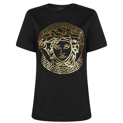 versace t shirt woman|medusa t shirt women's.